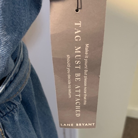 Lane Bryant Blue Denim Midi Dress - Picture 2 of 4